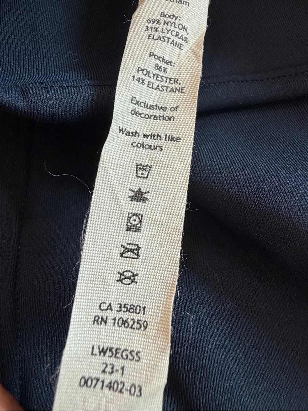 Lululemon Smooth Fit Pull On High-Rise Full Length Pants Blue Luxtreme Size 4 - Picture 11 of 13